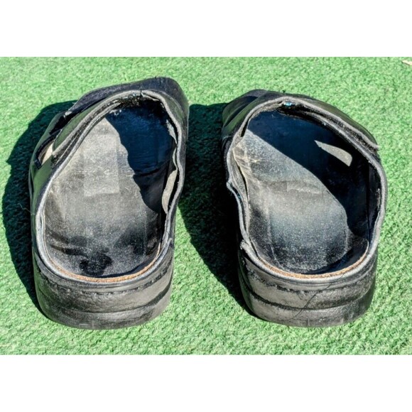 USED Mephisto Mules 2-Strap Leather w/Removable Footbed Sandals FAIR Condition - Picture 7 of 11